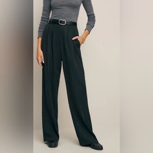 Reformation Mason Pant - Black sz US 4 bnwt